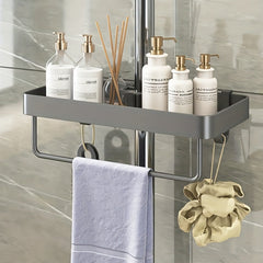 Shower Caddy Rod Holder Bathroom Organizer