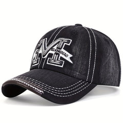Embroidery Baseball Cap Hip Hop Sports Hat Adjustable Sunscreen Dad Hats