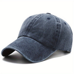 Washed Denim Baseball Cap for Couple