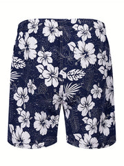 Men's Quick Dry Hawaiian Board Shorts with Mesh Lining