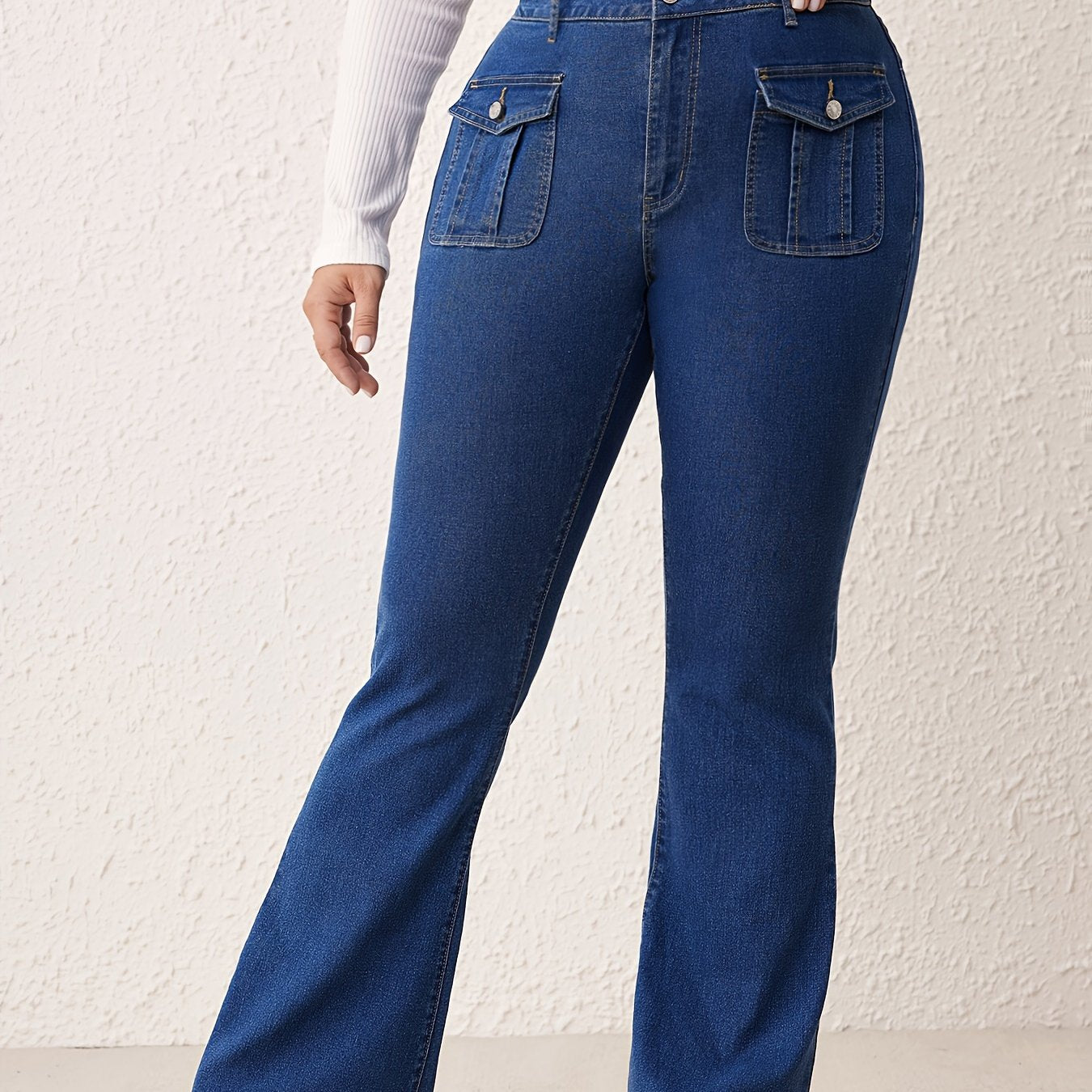 Retro Flared High Waisted Jeans