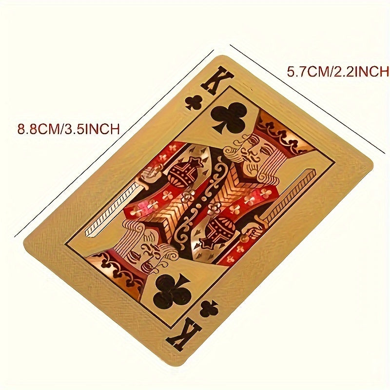 Waterproof Foil Poker Cards Box - Halloween/Thanksgiving