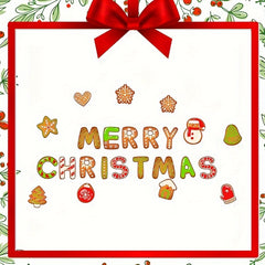 Christmas Decor Refrigerator Stickers Holiday Party Magnetic Waterpr