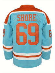 Men's Dog Pattern Hockey Jersey Long Sleeve Tee