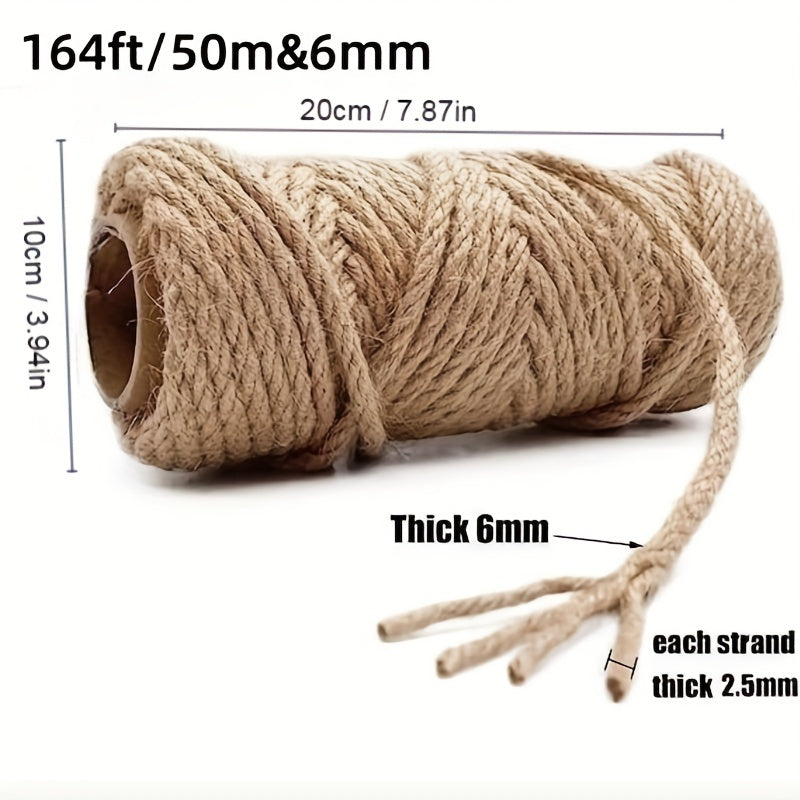 4-Layer Durable Twine 164ft for Gardening and Crafts