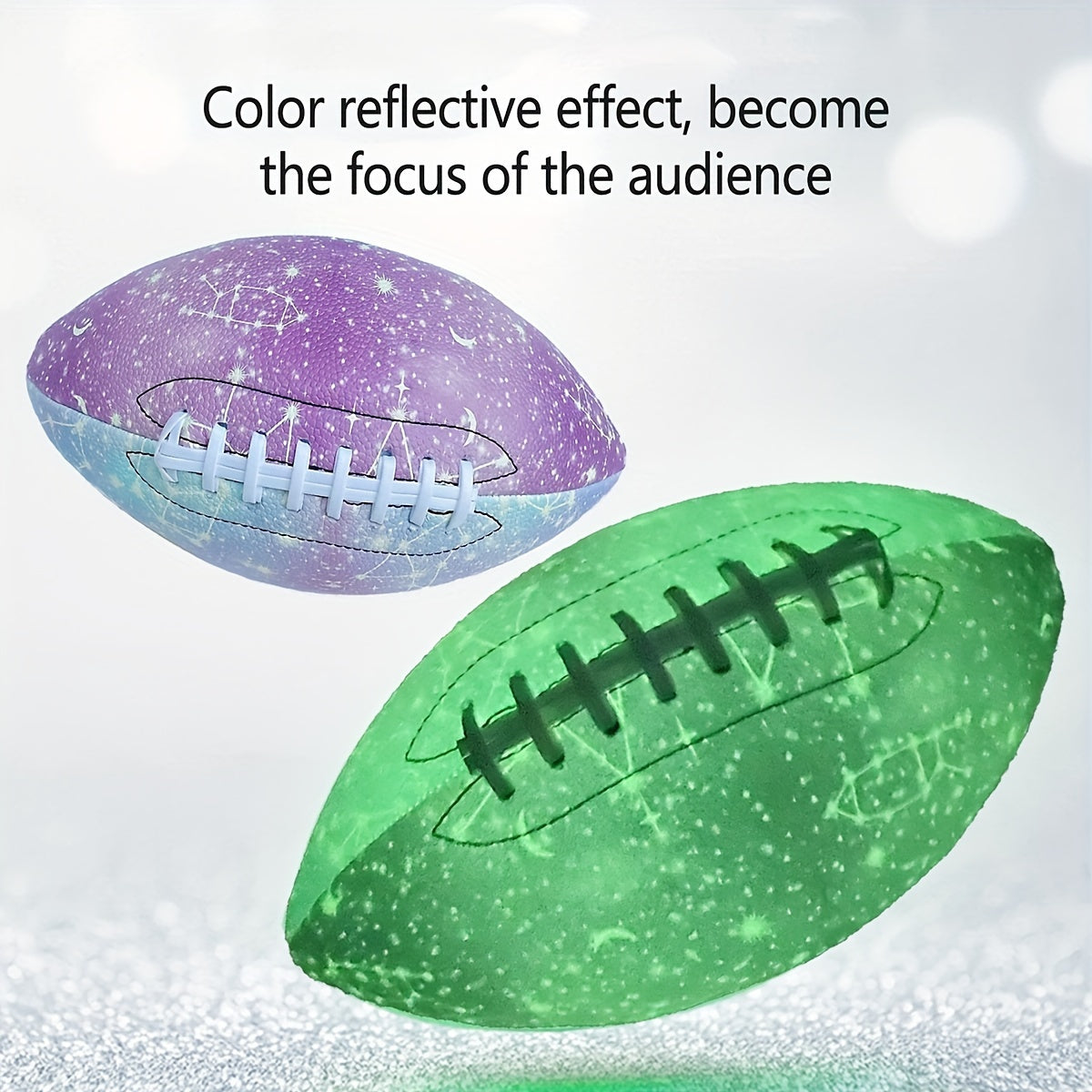1pc Luminous American Rugby PU Seam Wear-resistant Rugby Ball