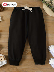 Baby s Elastic Waist Sweatpants Joggers Pants Child s Comfy Trousers