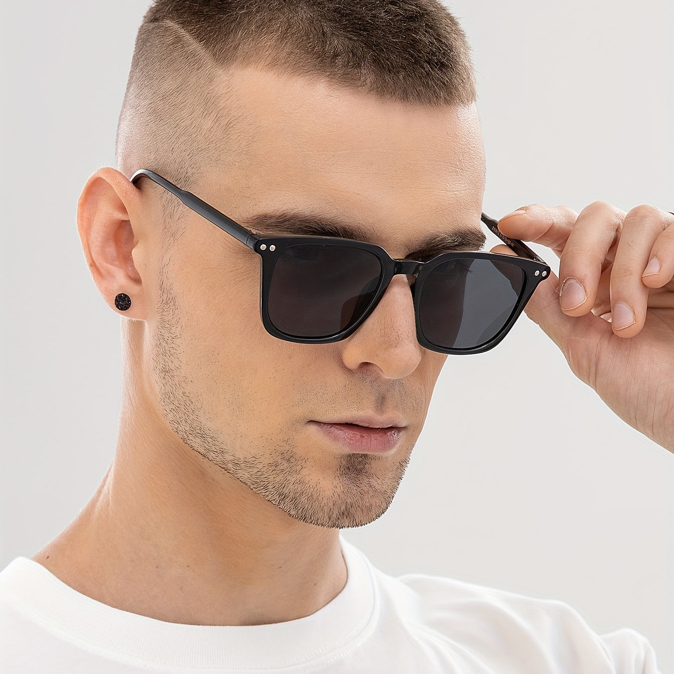 Men's Full Frame Square Sunglasses