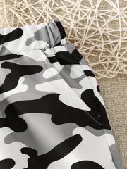 Boys Camo Casual Shorts Comfortable Breathable Kids Summer Clothes