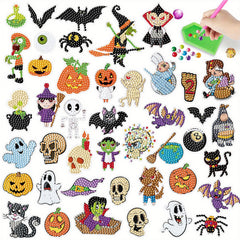 Halloween Cartoon Theme Diamond Painting Kit