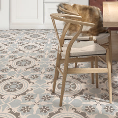 Bohemian Pattern Printed Floor Stickers - Non-slip Self-adhesive Tile Stickers