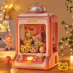 Mini Doll Grabbing Machine for Kids with Music Toy