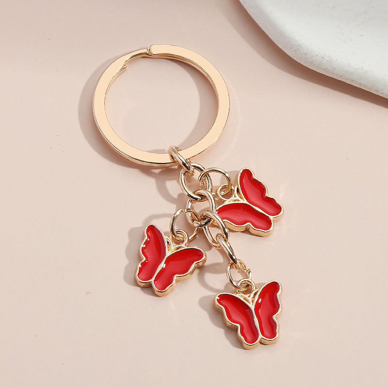 Colorful Butterfly Keychain for Car