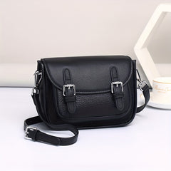 Women's Leather Crossbody Bag Large Capacity Shoulder Handbag with Strap