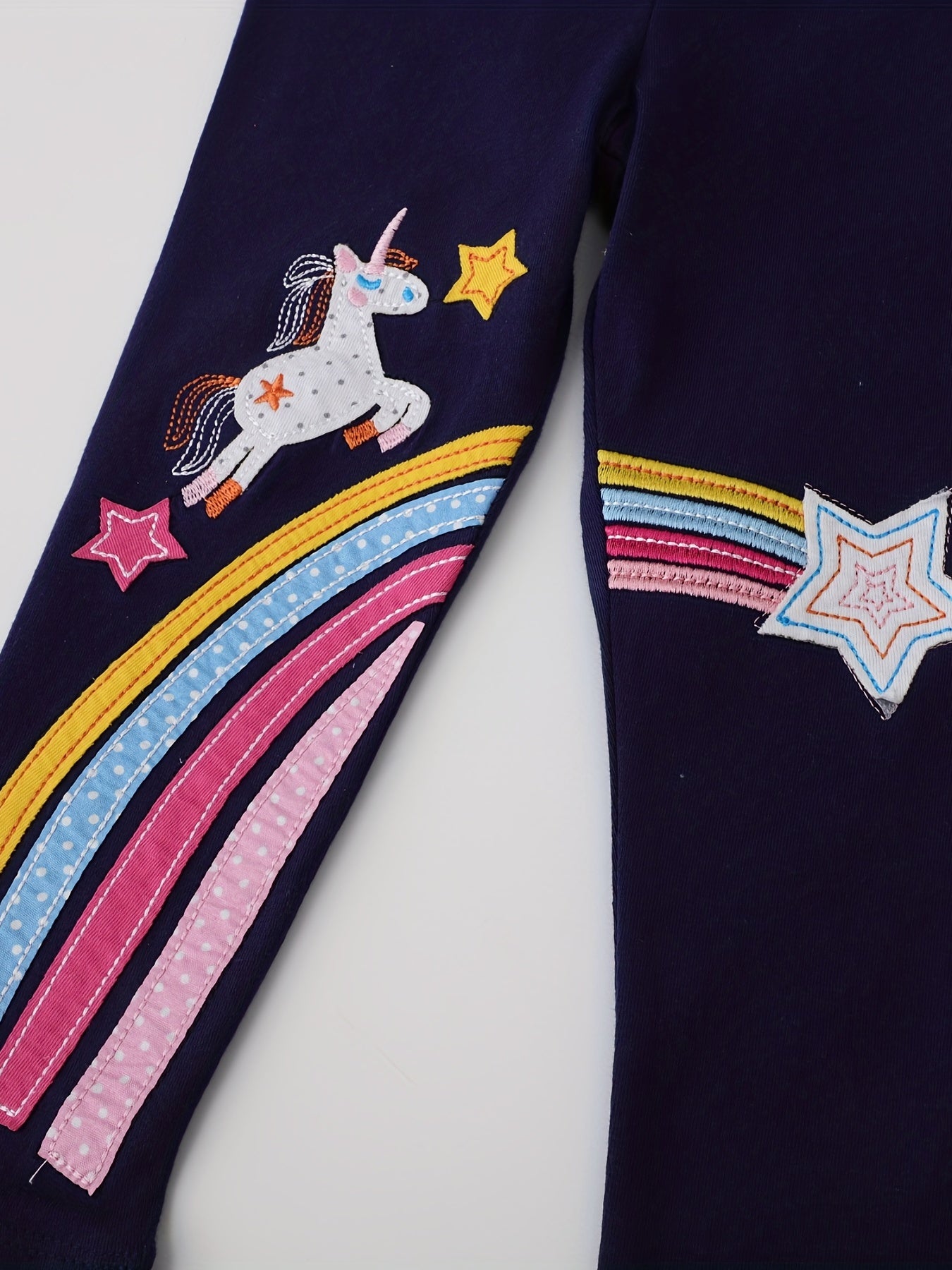 Toddler Girls' Unicorn Rainbow Stretch Leggings
