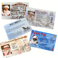 5pcs Xmas Santa Claus Driving Sled | Christmas Decoration