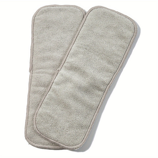 2pcs Ultra Absorbent Washable Diaper Pads for Cloth Diapers