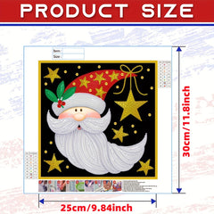 Santa Claus Diamond Painting Kit Beginner DIY 5D Art Kit