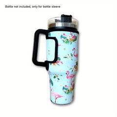 Neoprene Cup Insulated Sleeve Plaid 1200ml Tumbler Bottle