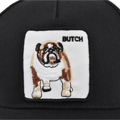Animal Embroidered Bulldog Baseball Cap Peaked Cap