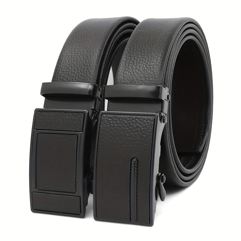 Men's Automatic Slider Belt Business Casual for Jeans Pants Work