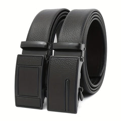 Men's Automatic Slider Belt Business Casual for Jeans Pants Work
