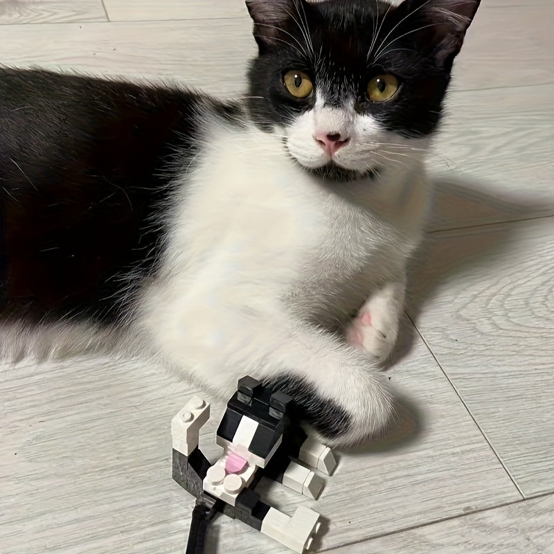 Creative Cat Building Blocks DIY Toy