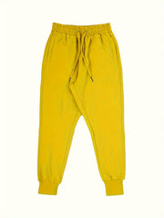 Men's Drawstring Sweatpants Casual Jogger Pants for Autumn Winter