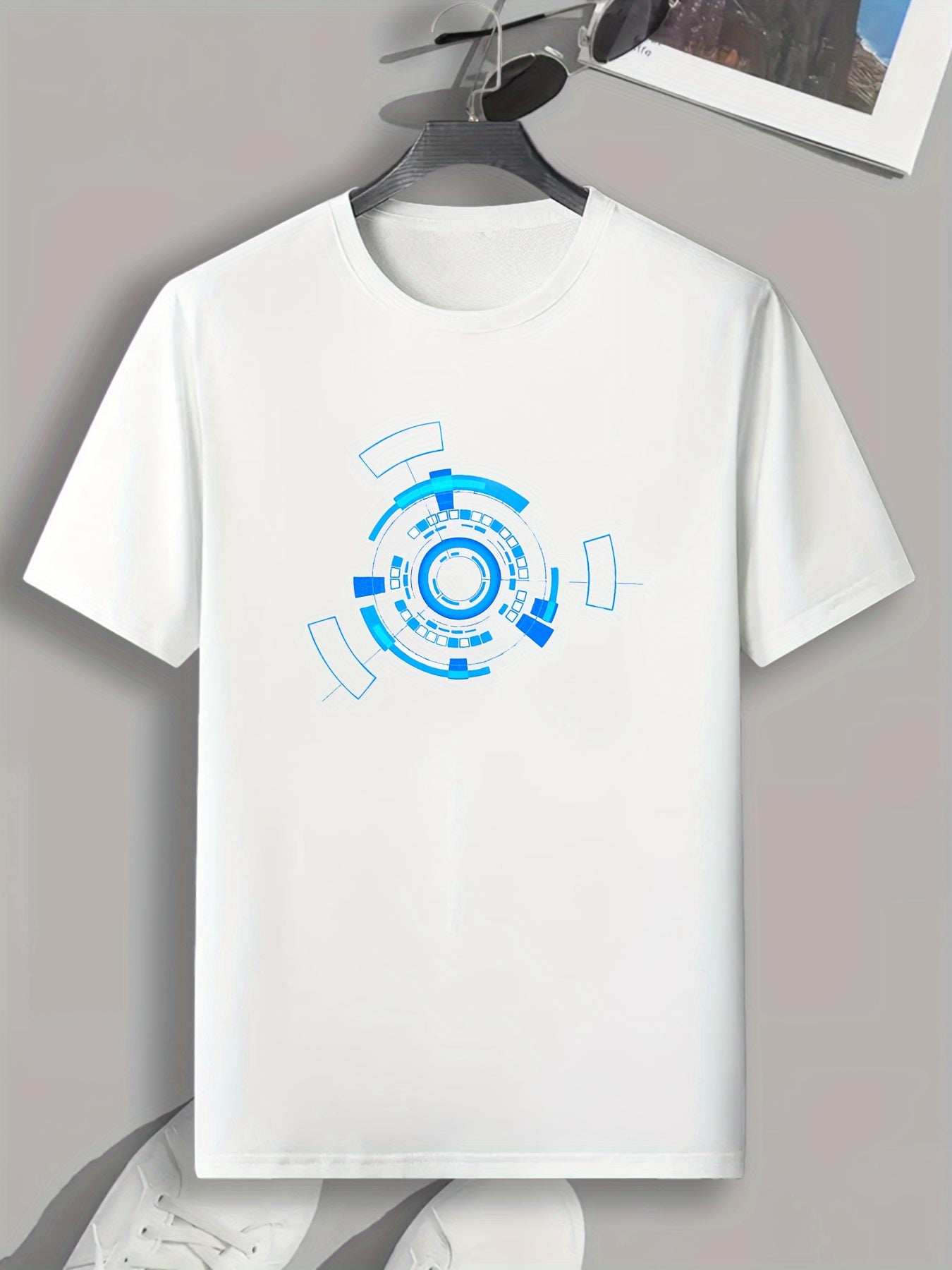 Men's Comfy Sports T shirt Graphic Tee for Fitness Activities