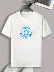 Men's Comfy Sports T shirt Graphic Tee for Fitness Activities