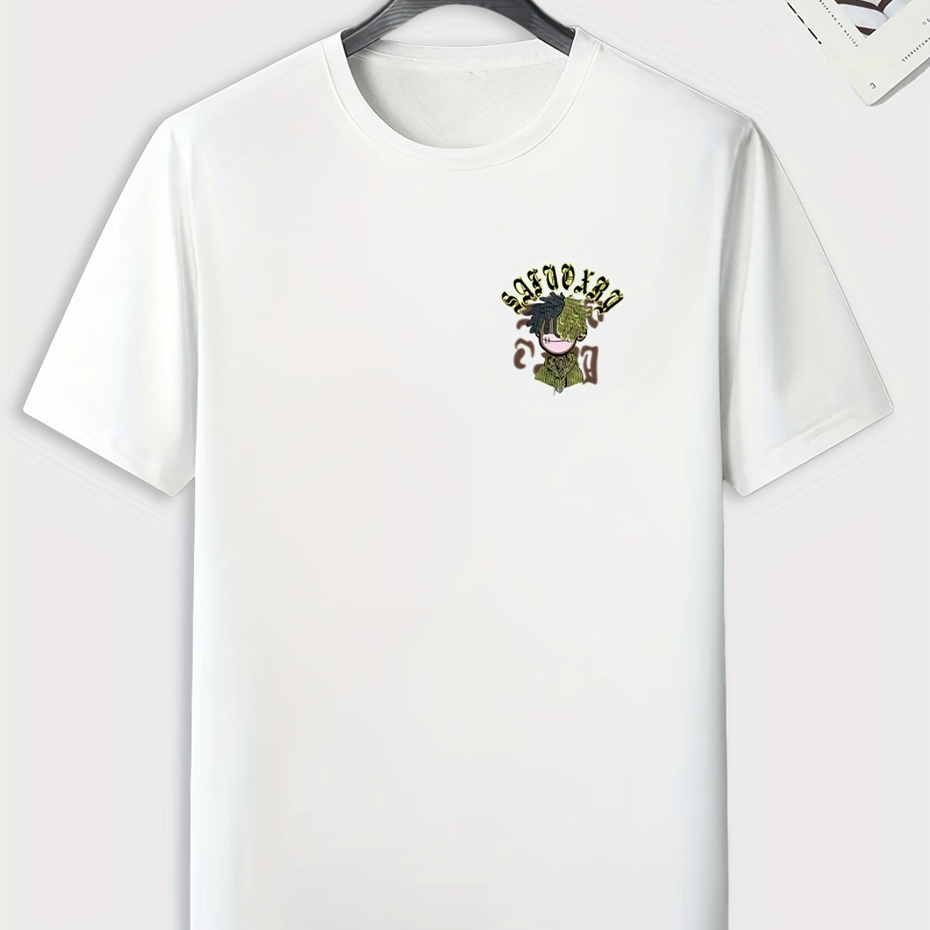Hip Hop Style Pattern Print Men's Comfy Sports T shirt Graphic Tee