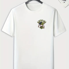 Hip Hop Style Pattern Print Men's Comfy Sports T shirt Graphic Tee