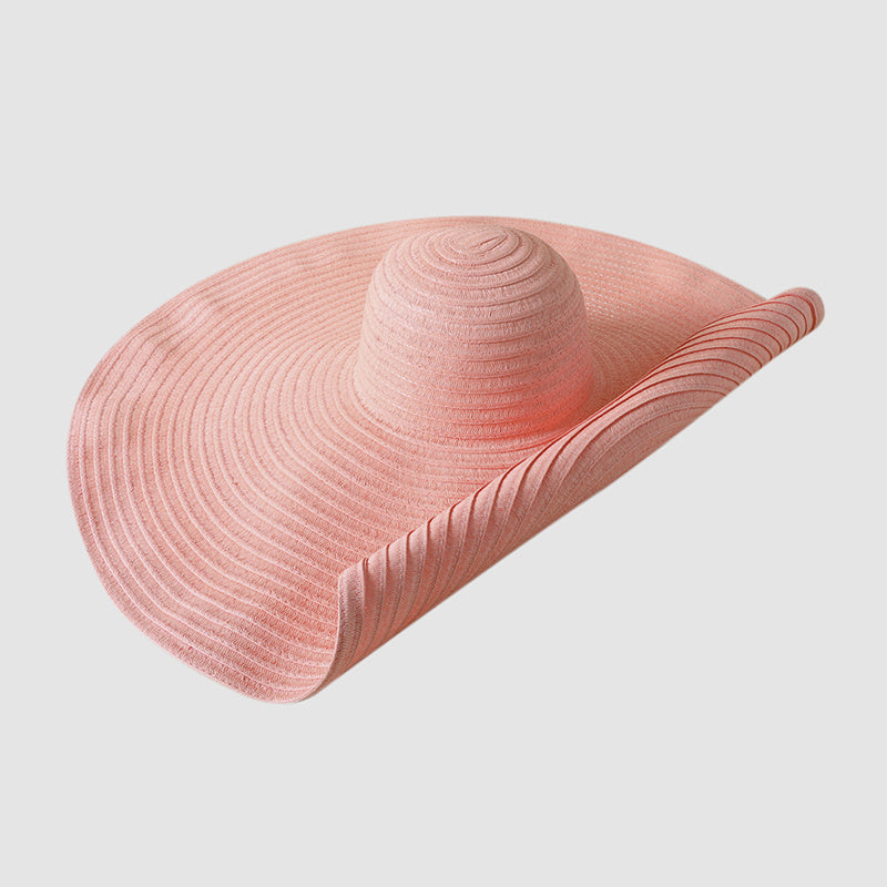 Oversized Brim Sun Hat Women Breathable Straw Hats Outdoor
