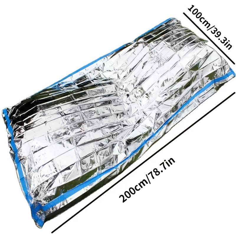 1pc Outdoor Aluminum Film Emergency Sleeping Bag