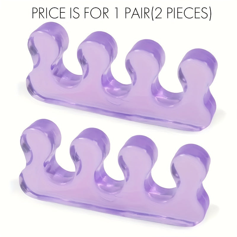 Gel Toe Separators for Nail Polish - Pedicure Tool