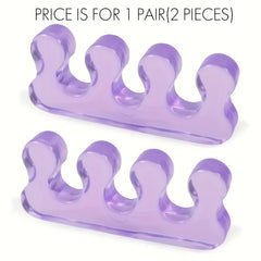 Gel Toe Separators for Nail Polish - Pedicure Tool