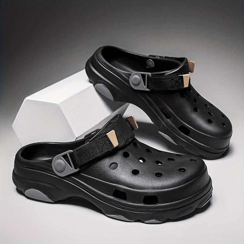 Men's Closed Toe Clog Sandals Soft Sole Walking Shoes