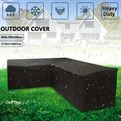 Outdoor L Shape Furniture Cover - Sunscreen Sofa Protector