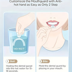 2pcs Sports Mouth Guards for Stopping Grinding Teeth