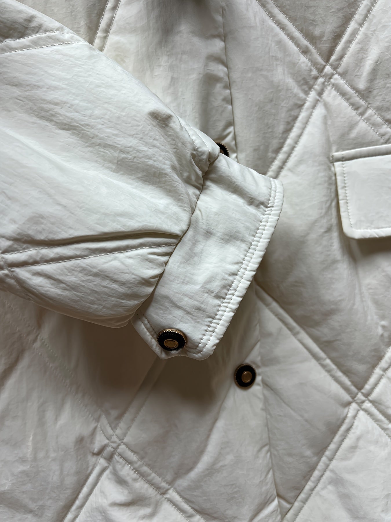 Stylish Lapel Puffer Jacket Winter Warm Coat Women's Clothing