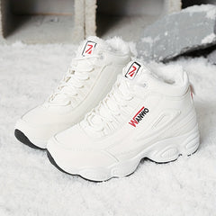 Women's High Top Plush Inner Thermal Sports Sneakers