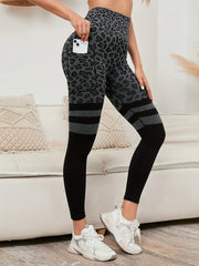 Leopard Print Seamless Yoga Pants High Stretch Leggings Women's Activewear