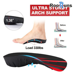 Plantar Fasciitis Insoles High Arch Support Orthotic Inserts for Women & Men