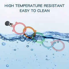 Baby Silicone Pacifier Clip Anti-lost Chain Teething Toys