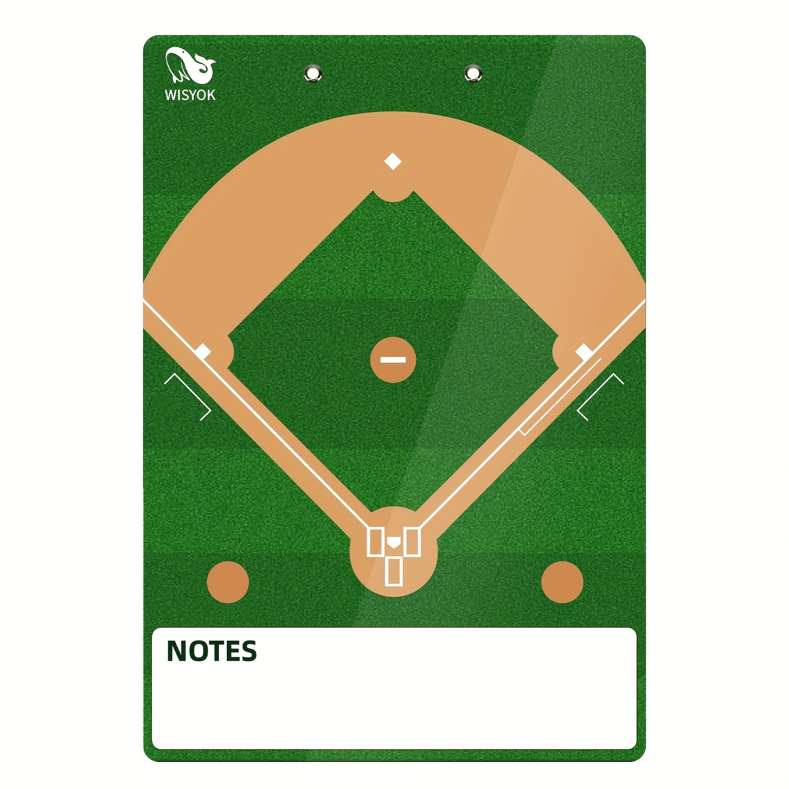 Dry Erase Coaches Clipboard with Baseball Coach Board & Marker
