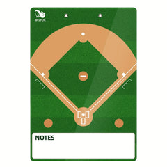 Dry Erase Coaches Clipboard with Baseball Coach Board & Marker