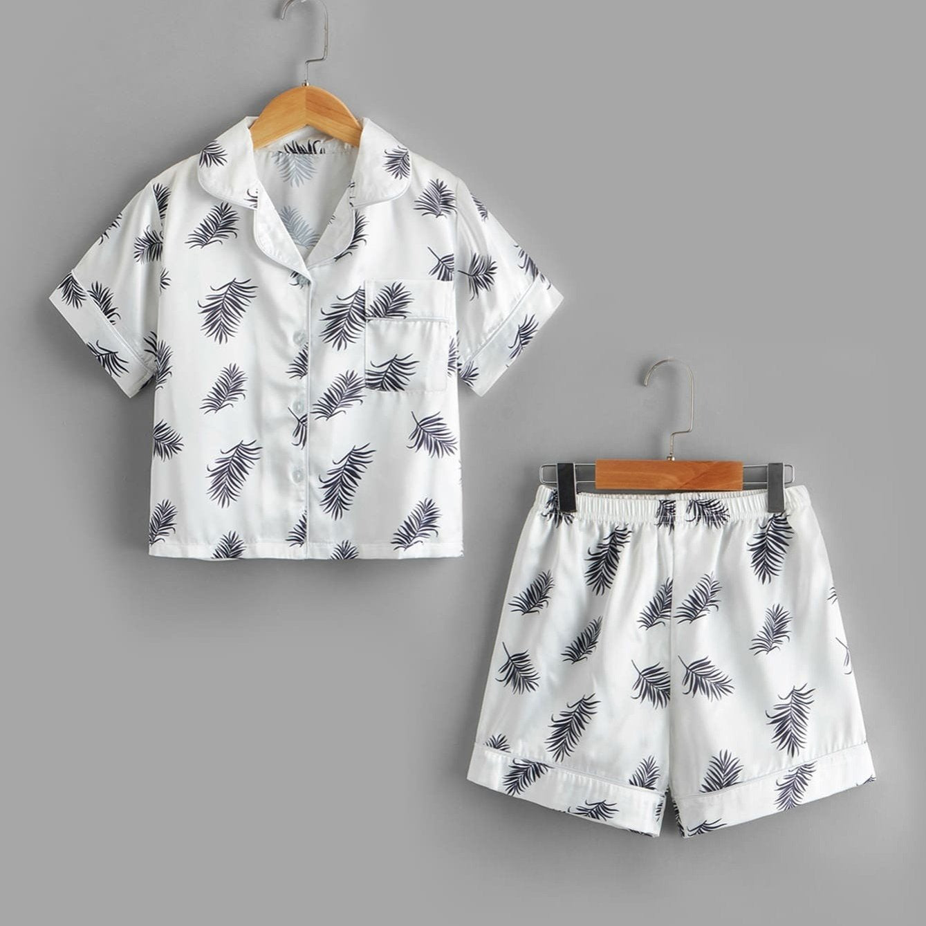 2pcs Boys Short Sleeve & Shorts Loungewear