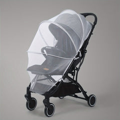 Foldable Mosquito Net for Stroller, Full Cover, Double Zipper