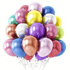 150pcs Metallic Balloons Assorted Colors Latex Balloons Wedding Birthday