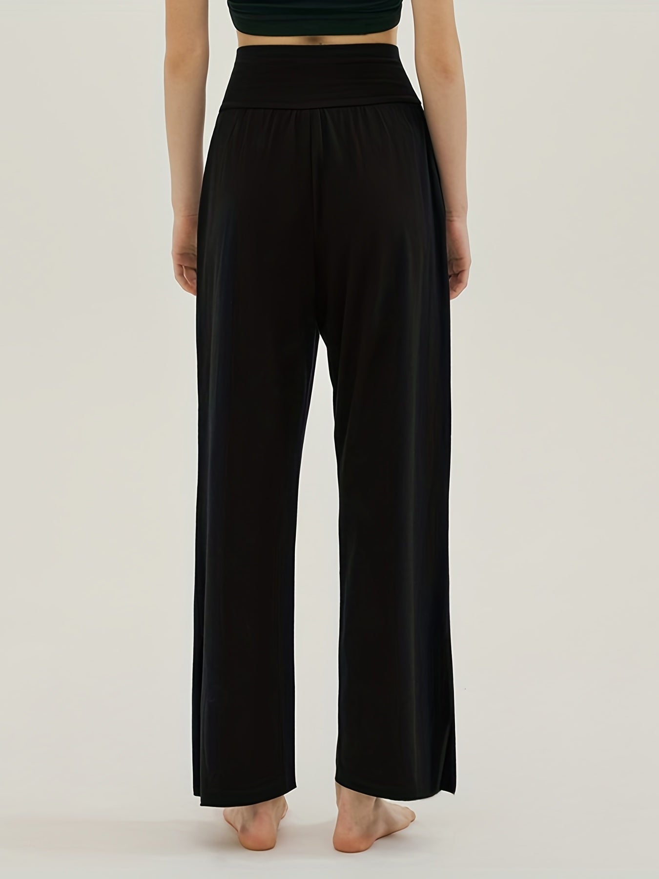 Women's Loose Wide Leg Sports Pants with Pockets